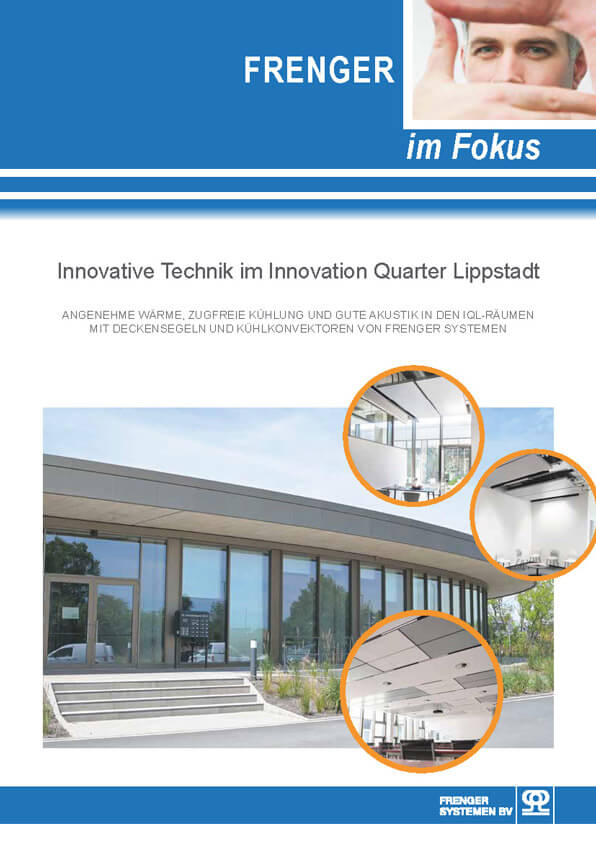 Innovation Quarter Lippstadt - Deckensegel, Volumenabsorber, Kühlkonvektoren