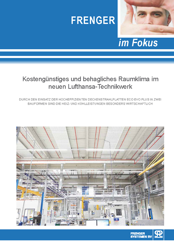 Lufthansa Technikwerk Deckenstrahlplatten